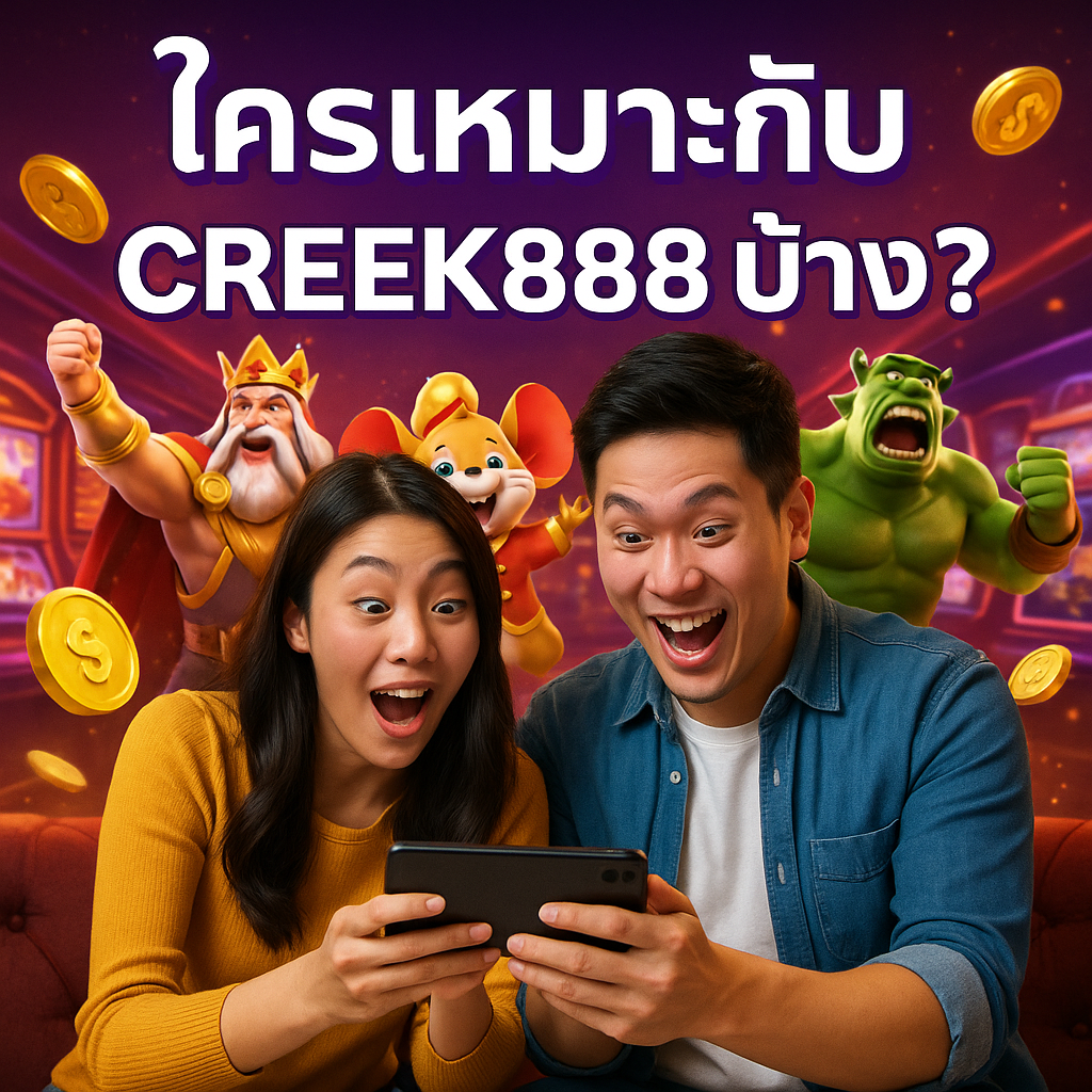 ใครเหมาะกับ CREEK888 บ้าง?